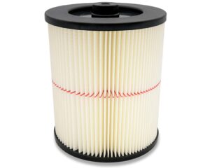 9-17816 filter for craftsman shop vac filter 17816 replacement red - stripe filter 9-17816 wet/dry air filter replacement part fit 5 gallon & larger vacuum cleaner 917816 cartridge filter