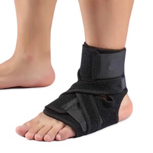 ankle support brace, support drop foot brace foot up afo brace fits for right/left foot orthosis ankle brace support, improve walking gait, effective relieve pain for achilles tendon