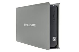 avolusion pro-5x series 6tb usb 3.0 external gaming hard drive for ps5 game console (grey) - 2 year warranty