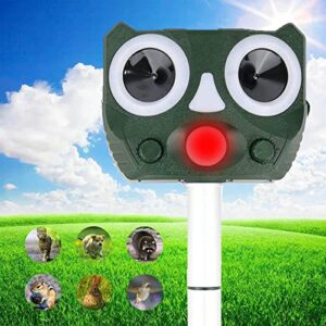 Solar Animal Pest Solar Motion Activated Cat Deterrent Cat Deterrent Outdoor Snake Repellent for Yard Powerful Dog Repellent for Yard Motion Cat Repellent Outdoor Racoon Repellant Products Outdoor