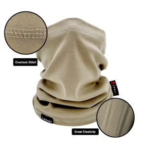 Fullsheild Cotton FR Neck Gaiter Welding Cap Set Flame Resistant 12 CAL Face Muffler Cover with Weld Hats for Welder Automotive Working