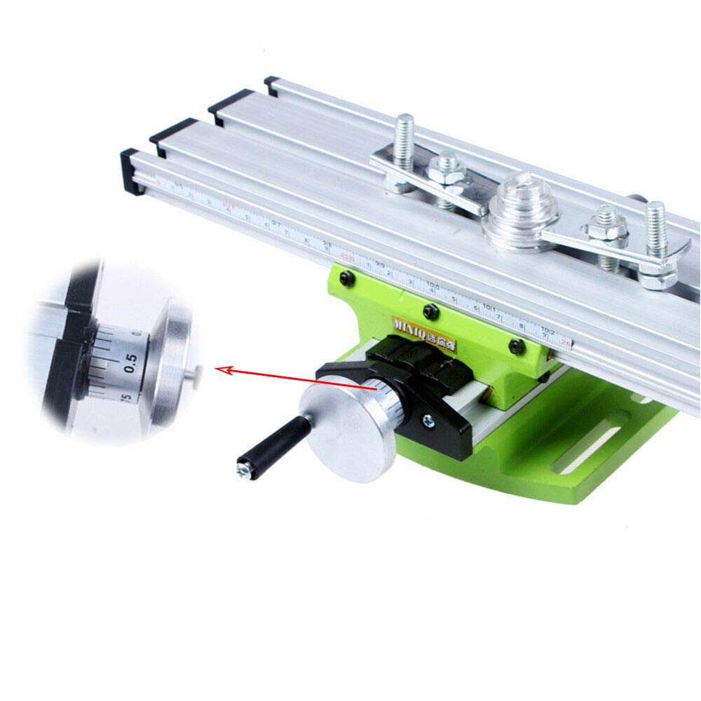Multifunction Worktable Milling Working Cross Table Milling Machine Slide Table Vise Fixture for DIY Lathe Bench Drill Adjustment X-Y