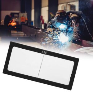 Welding Glass Magnifier Lens Glass Eye-Protecting Anti-Ultraviolet Welder Accessories 0.75/1.25/1.75/2.25 Diopter (1.25)