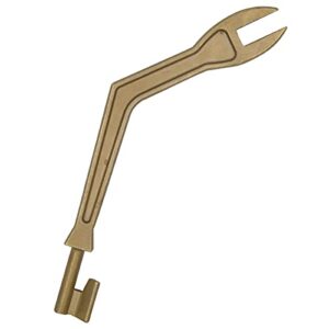 supplying demand 82651 brass construction 2-in-1 water meter box key and wrench