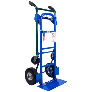 american lifting quick change 4-in-1 convertible hand truck & cart