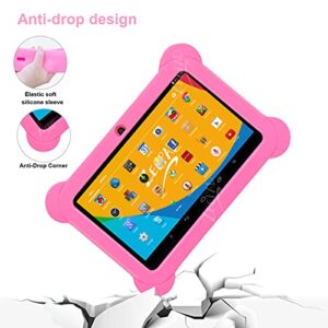 Zeepad 7inch Kids Android Tablet 16GB Hard Drive 1GB RAM Wi-Fi Camera Bluetooth Play Store Apps Games (Pink)