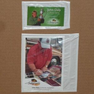 John Daly Autographed Golf (Smoking Cigarette) Framed 8x10 Photo - JSA