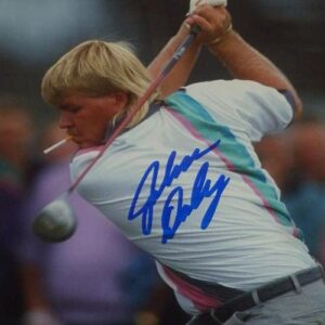 John Daly Autographed Golf (Smoking Cigarette) Framed 8x10 Photo - JSA