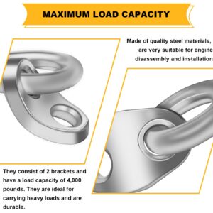 7100 Lifting Bracket Set, 2 Set, 5,500 lb, Engine Lift Bracket, Engine Support bar, for Lifting Slings and Load Levelers, Lifting Bracket Set. Capacity Lifting Bracket. Can Withstand 5500 pounds.