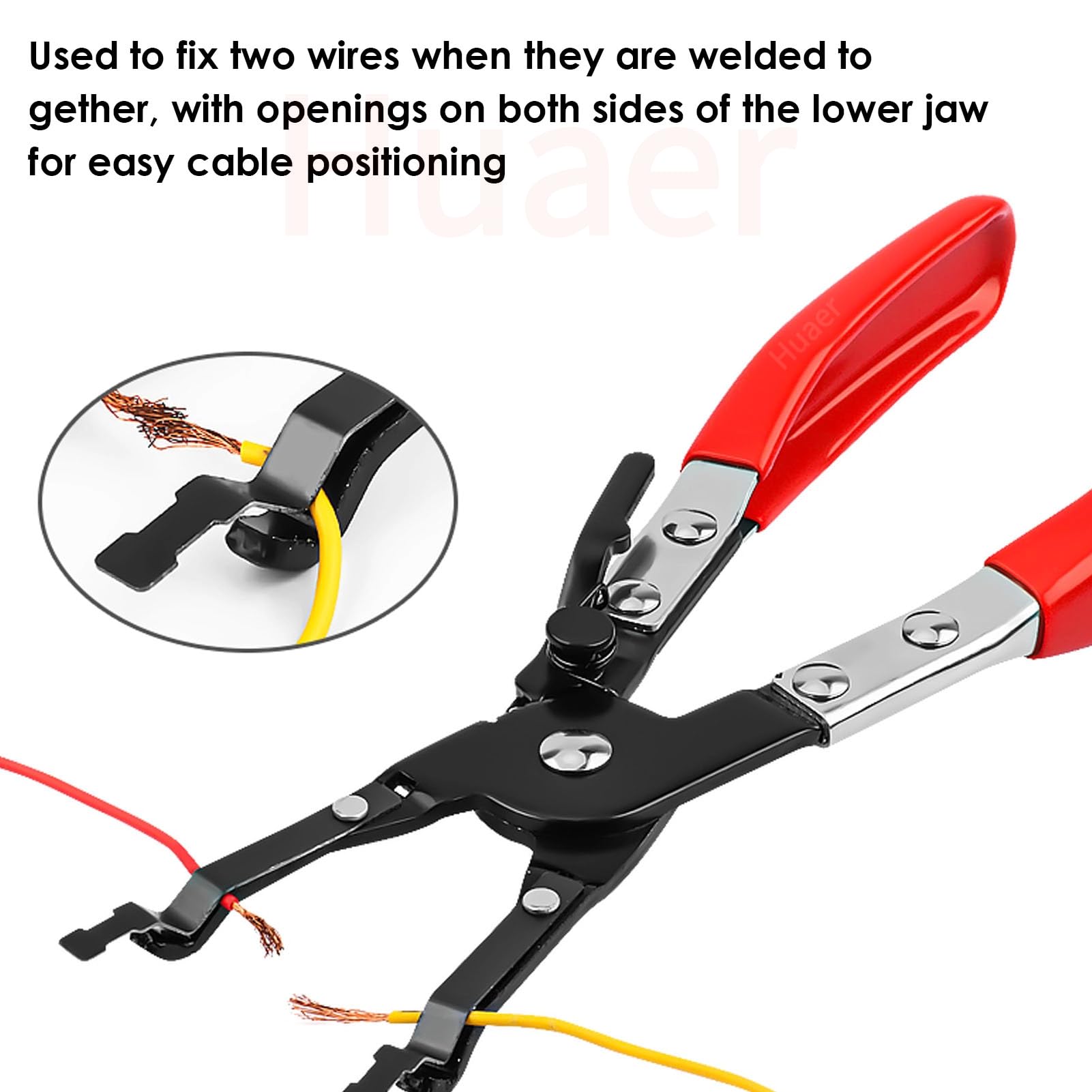 Akozon Car Soldering Pliers, Metal Soldering Plier Multi-Function Wire Welding Clamp Pick‑Up Aid Tool Wire Welding Pliers For Automobile Maintenance Repairing Tool