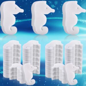 remerry 40 pieces oil absorbing sponge seahorse shape hot tub cleaning sponge floating sponge for swimming pool, spa, hot tub supplies