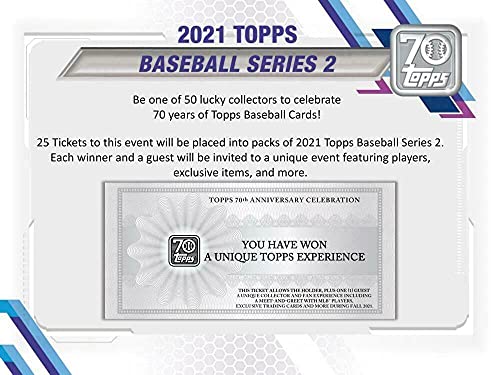 2021 Topps Series 2 Baseball Factory Sealed Hobby Box 24 Packs of 14 Cards. 1 RELIC OR AUTO PER BOX. MASSIVE 344 Cards, Chase rookie cards of an Amazing Rookie Class such as Ke-Bryan Hayes, Jake Cronenworth, Zach McKinstry, Estevan Florial, Shane McClanah