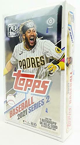 2021 Topps Series 2 Baseball Factory Sealed Hobby Box 24 Packs of 14 Cards. 1 RELIC OR AUTO PER BOX. MASSIVE 344 Cards, Chase rookie cards of an Amazing Rookie Class such as Ke-Bryan Hayes, Jake Cronenworth, Zach McKinstry, Estevan Florial, Shane McClanah