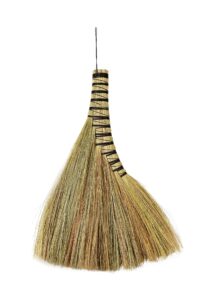 handmade turkey wing whisk broom 13inch asian thai feather duster natural grass dustpan hand brush