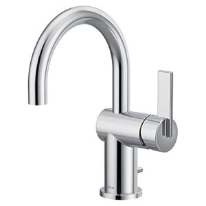 Moen 6221 CIA Collection Single Handle Bathroom Sink Faucet, Chrome