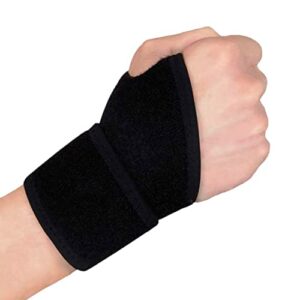 wrist support braces for 3 ways wear,adjustable wrist compression strap for arthritis tendonitis joint pain relief,wrist splint guard for carpal tunnel sport support,fit women men left right hand