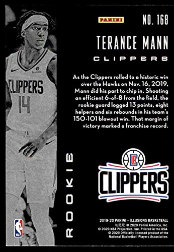 2019-20 Panini Illusions #168 Terance Mann Los Angeles Clippers RC Rookie NBA