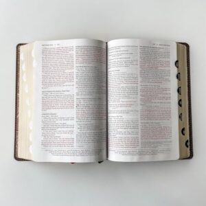 Hand Lettered and Laser Engraved NIV Reference Leathersoft Bible, Personalized Gift, Custom Name Engraving Available