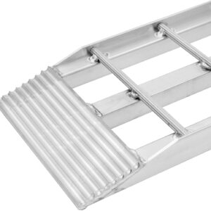 VENDAV Aluminum 2PC Shed Ramps Loading Ramps Mower Ramps for Shed Capacity 1500 Pounds - 8" Wide, 36" Long