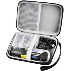 case compatible with dremel lite 7760 n/10 4v multi-purpose rotary tool kit, hard carrying storage bag organizer fit for usb charging cable and accessory set (box only)