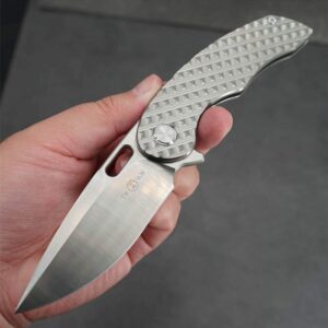 twosun m390 blade tc4 titanium handle pocket folding knife ts177 maverick