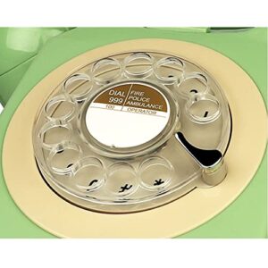 Benotek Vintage Retro Old Fashion Rotary Dial Home and Office Telephone Classic Single Line Basic Desk Phone Home Office School Hotel