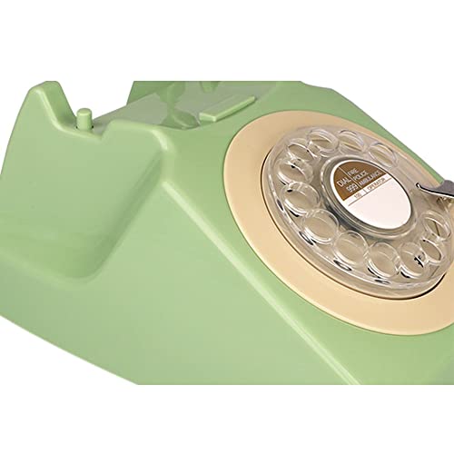 Benotek Vintage Retro Old Fashion Rotary Dial Home and Office Telephone Classic Single Line Basic Desk Phone Home Office School Hotel