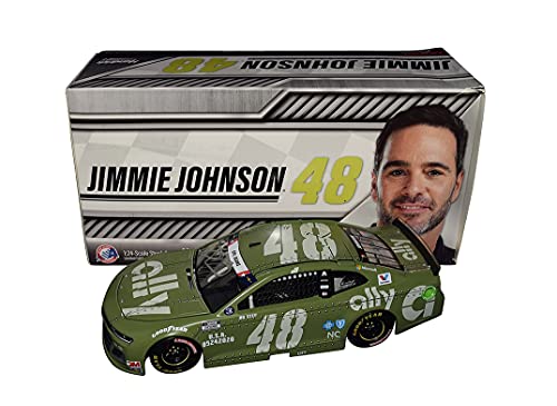 AUTOGRAPHED 2020 Jimmie Johnson #48 Ally PATRIOTIC COCA-COLA 600 CAR (Final Season) Signed Lionel 1/24 Scale Diecast Car with COA (1 of only 1,692 produced)