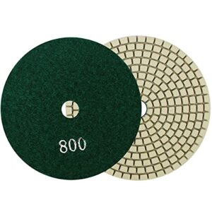 4" Diamond Polishing Pads Wet 800 Grit - Polishing Tile Stone Marble Granite Concrete Ceramics Glass 10Pcs