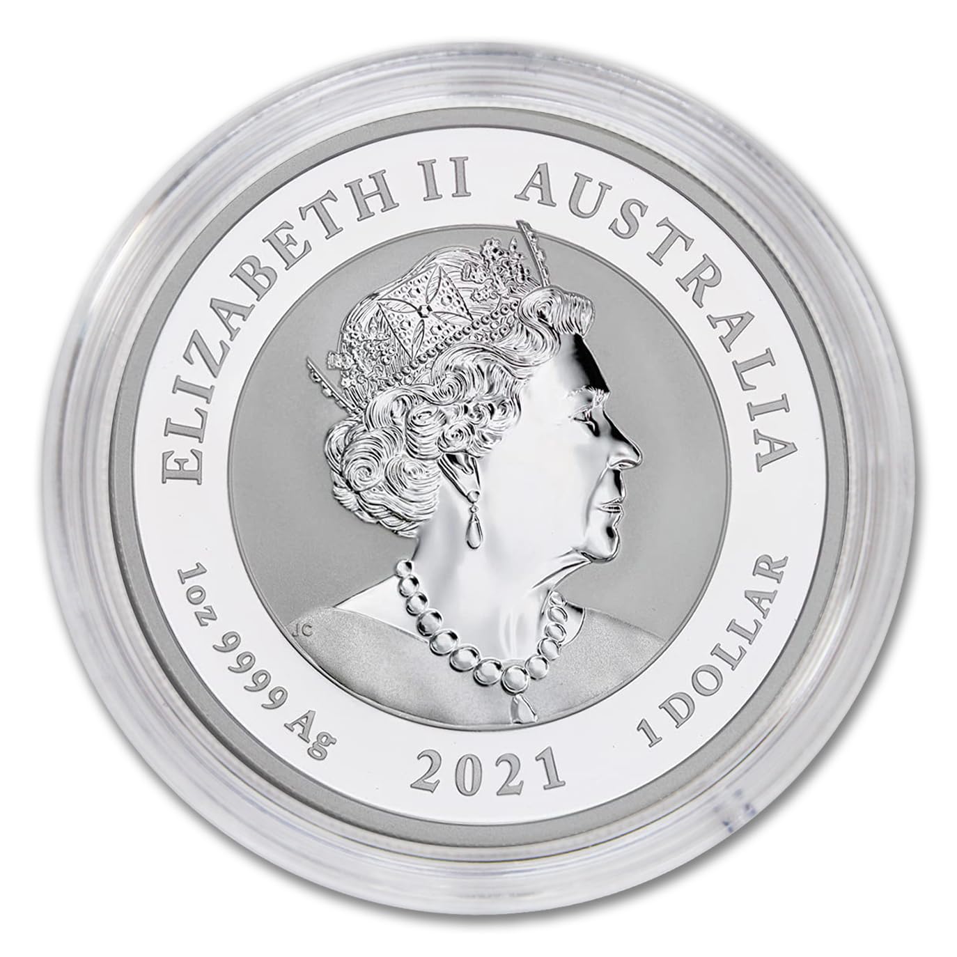 2021 P 1 oz Australian Silver Myths & Legends Dragon Coin Brilliant Uncirculated (BU - in Capsule) with Certificate of Authenticity $1 Seller Mint State