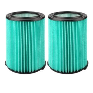 piguoat 2pcs vf6000 5-layer replacement filter for ridgid 5-20 gallon wet dry vacuums wd5500 wd0671 wd6425 wd7000 wd1280 wd1851 wd1680 wd1956 rv2400a 1400rv rv2600b, fit for husky 6-9 gallon vacs