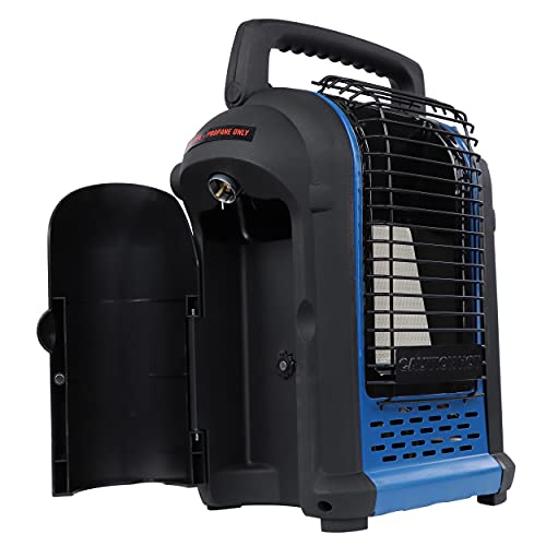 Portable Space Heater - 4000-7000 BTU Portable Propane Heater Non-Electric Gas Appliance with 225 SqFt Coverage