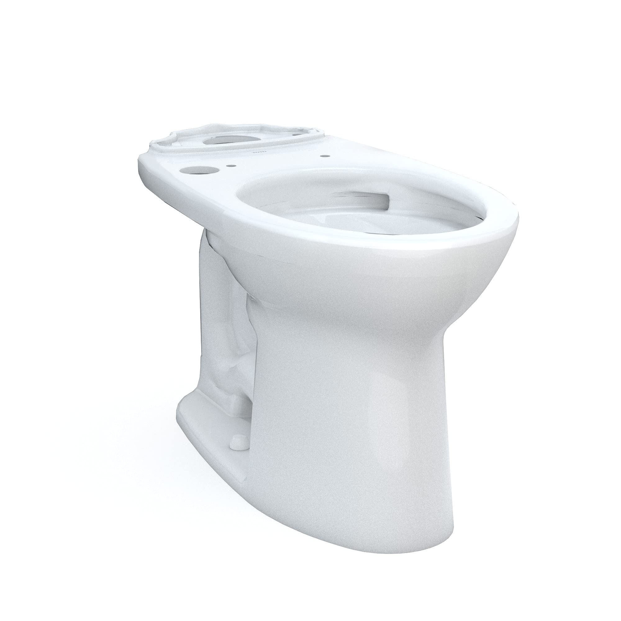 TOTO Drake Elongated TORNADO FLUSH Toilet Bowl, WASHLET+ Ready, Cotton White - C776CEGT40#01