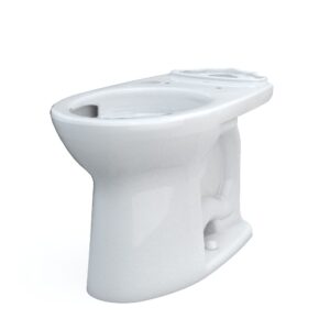 TOTO Drake Elongated TORNADO FLUSH Toilet Bowl, WASHLET+ Ready, Cotton White - C776CEGT40#01