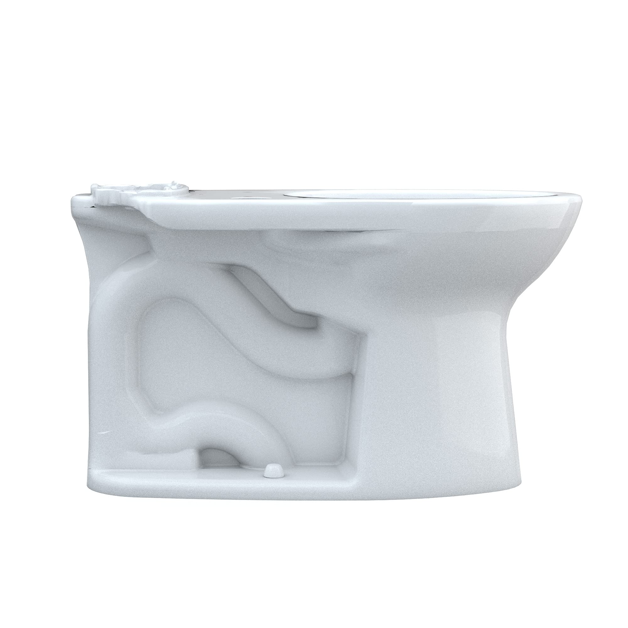 TOTO Drake Elongated TORNADO FLUSH Toilet Bowl, WASHLET+ Ready, Cotton White - C776CEGT40#01