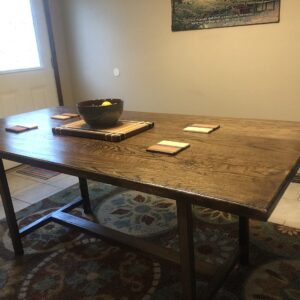 Dining Room Table (72x42x30, With One Bench, Fruitwood)