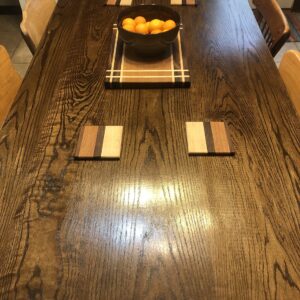 Dining Room Table (72x42x30, With One Bench, Fruitwood)