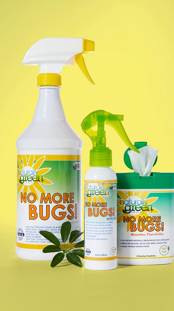 No More Bugs Super Set with Bamboo Wipes