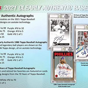 2021 Topps Archived Retired Player Edition MLB Baseball box (1 autographed buyback card/bx)