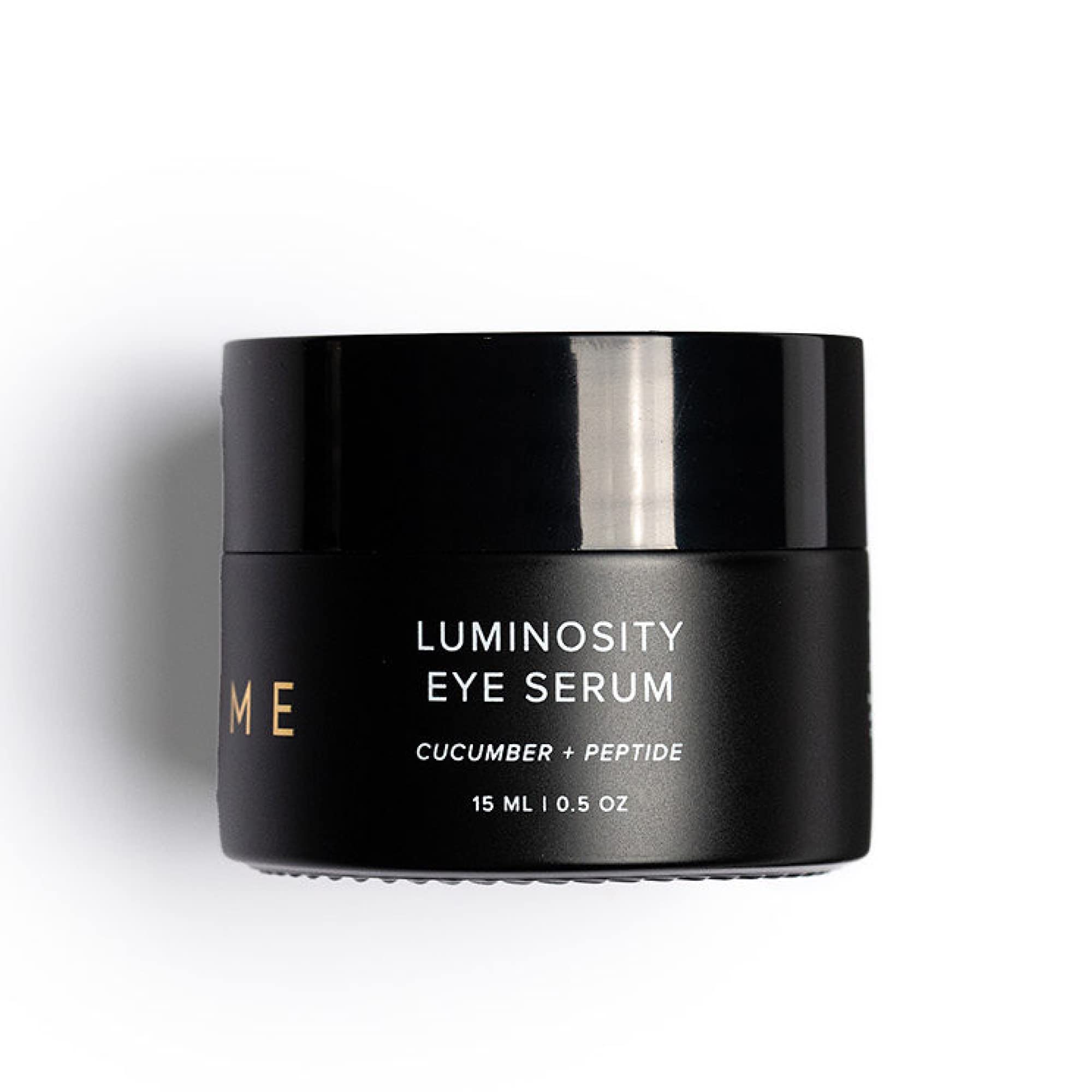 DIME Beauty Luminosity Eye Serum, Eye Cream for Dark Circles and Puffiness, Caffeine Eye Cream, Puffy Eyes Treatment, 0.5 oz / 15 mL