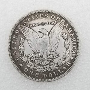 Kocreat 1881-COPY Morgan Dollar Plating Silver Coin-Replica U.S Old Original Pre Morgan Commemorative Coins Hobo Coin Best Hobby Coin Collection