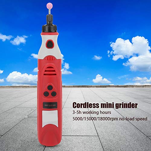 Hilitand Cordless Mini Grinder Power Rotary Tools Electric Grinding Machine 3-Speed Adjustable Electric DIY Mini Grinder Kit
