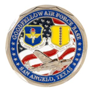 united states air force usaf goodfellow air force base challenge coin