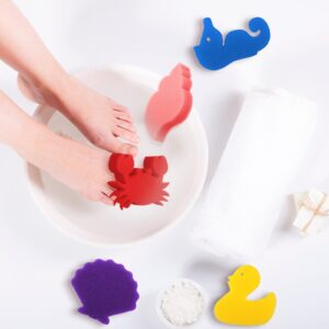 CHENGU 24 Pieces Hot Tub Sponge Oil Absorbing Sponges Cute Shape Pool Accessories Scum Dust Remover Floating Sponges for Hot Tub Swimming Pool Swimming Pool Hot Tub Sponge