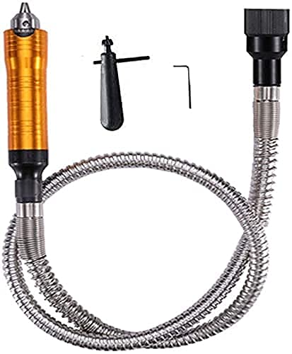 VOTOER 380W Rotary Tool Flex Shaft Hanging Grinder Machine Carver Electric Multi-function Metalworking Tools Repair Kit, Foot Pedal Control, Metal Flexible Shaft, 23000 RPM