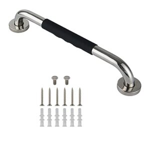 16-Inch Grab Bars,Grab Bars for Bathtubs and Showers,Shower Handles for Elderly,with Anti Slip Rubber Grip,304 Stainless Safety Bars for Howers and Walls