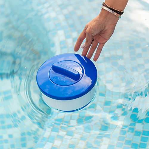 Pool Chlorine Floater, Collapsible, Chlorine Tablet Floater, Chlorine Floater 3 Inch Tablets, Floating Chlorine Dispenser for Pool, Pool Tablet Floater, Pool Floater for Chlorine Tablets