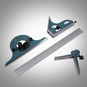 combination square, high precision universal bevel, for outer angles protractor ruler set inner angles angle finder