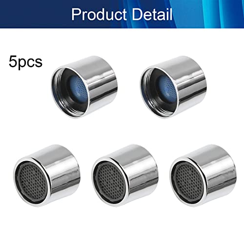 Juvielich Faucet Aerators Faucet Flow Restrictor Replacement Parts Insert Sink Aerator for Bathroom or Kitchen 20mm 5PCS
