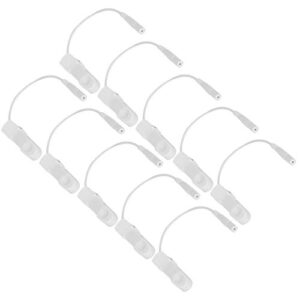 Electrode Cable, ANGGREK 10 Pcs 2.0 Mm Ear Clip Electrode Cable Connection Cable for Digital Tens Massage Machine